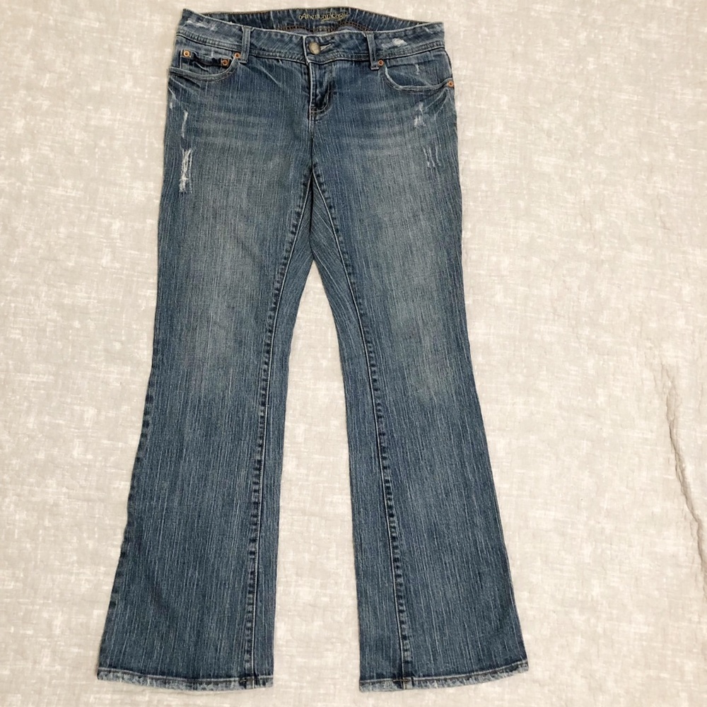 AE Artist Distressed Jeans 12 Long